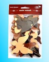Opakowanie Motyle tonacja brązowa 52szt