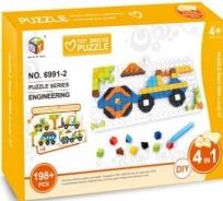 Opakowanie Mozaika 198 el. + 2 płytki - pojazdy