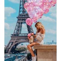 Opakowanie Mozaika diamentowa 5D - Wieża Eiffla 40x30cm