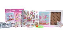 Opakowanie Mozaika diamentowe brelok naklejki jednorożec ciastka