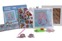 Opakowanie Mozaika diamentowe brelok naklejki syrenka