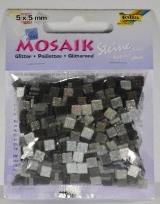 Opakowanie Mozaika kamyczki brokatowe 5x5mm szary