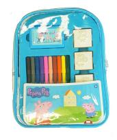 Opakowanie Multiprint Pieczątki Peppa Pig Plecak niebieski