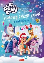 Okładka książki My Little Pony. Nowe pokolenie. Zimowy zeszyt zadań z naklejkami