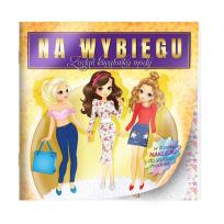 Okładka książki Na wybiegu Modelki z naklejkami