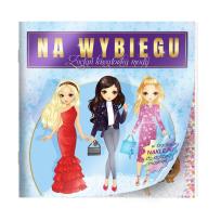 Okładka książki Na wybiegu Modelki z naklejkami