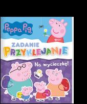 Okładka książki Na wycieczkę. Zadanie Przyklejanie. Świnka Peppa