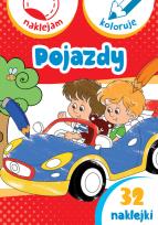 Okładka książki Naklejam i koloruję. Pojazdy