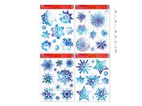 Opakowanie Naklejka BN brokat 30x42cm mix