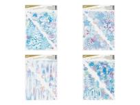 Opakowanie Naklejka BN brokat 30x42cm MIX