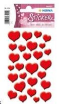Opakowanie Naklejka Magic czerwone serca