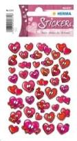 Opakowanie Naklejka Magic serca buźki