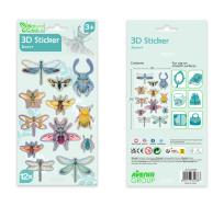 Opakowanie Naklejki 3D - Insekty