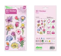 Opakowanie Naklejki 3D - Kwiaty