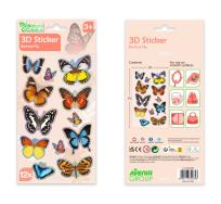 Opakowanie Naklejki 3D - Motyl