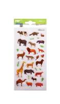 Opakowanie Naklejki 3D zwierzaki