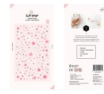 Opakowanie Naklejki Deco Kwiaty różowe