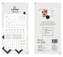 Opakowanie Naklejki Deco Litery i Gwiazdy