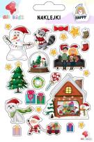 Opakowanie Naklejki dla dzieci Boże Narodzenie 1