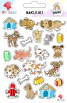 Opakowanie Naklejki dla dzieci Co robi pies