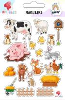 Opakowanie Naklejki dla dzieci Farma zwierzęta