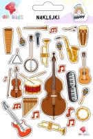 Opakowanie Naklejki dla dzieci Instrumenty muzyczne