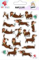 Opakowanie Naklejki dla dzieci Jamniki