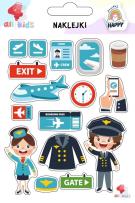 Opakowanie Naklejki dla dzieci Na lotnisku