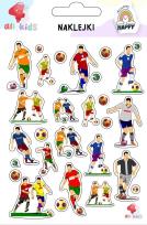 Opakowanie Naklejki dla dzieci Piłkarze