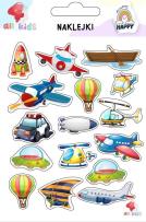 Opakowanie Naklejki dla dzieci Samoloty 1