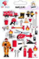 Opakowanie Naklejki dla dzieci Straż pożarna