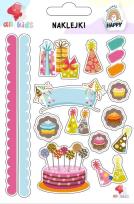 Opakowanie Naklejki dla dzieci Urodziny