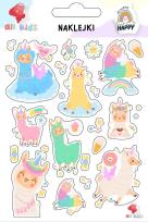 Opakowanie Naklejki dla dzieci Wesołe lamy