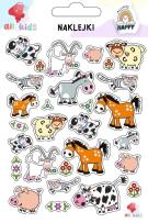 Opakowanie Naklejki dla dzieci Zwierzęta 2