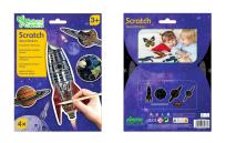 Opakowanie Naklejki do wydrapywania - Kosmos