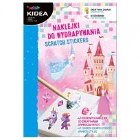 Opakowanie Naklejki do wydrapywania Magiczny Świat KIDEA
