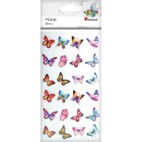 Opakowanie Naklejki foliowe motyle mix 24szt.