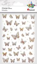 Opakowanie Naklejki foliowe Motyle złote i holograficzne