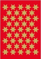 Opakowanie Naklejki Gwiazdki złote