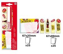 Opakowanie Naklejki indeksujące Coca-Cola