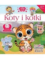 Okładka książki Naklejki IskierkiI brokatowe. Koty i kotki