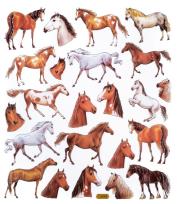 Opakowanie Naklejki konie 23szt