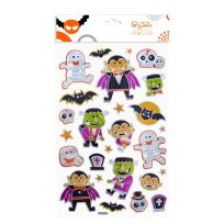 Opakowanie Naklejki metalizowane halloweenowe