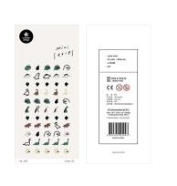 Opakowanie Naklejki Mini Dinozaury