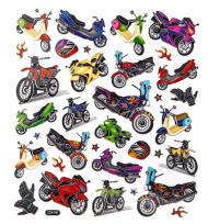 Opakowanie Naklejki motocykle 34szt