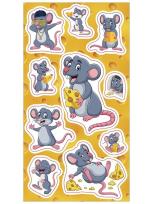 Opakowanie Naklejki Myszki