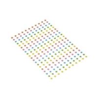 Opakowanie Naklejki na folii gwiazdki mix kolorów