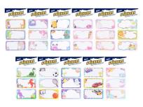 Opakowanie Naklejki na prezenty 12x8cm 6016 mix