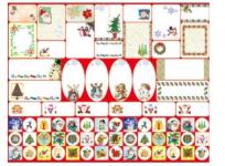 Opakowanie Naklejki na prezenty 30x23cm 140szt