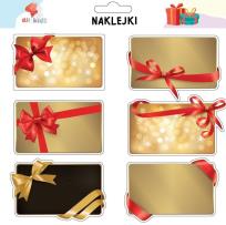 Opakowanie Naklejki na prezenty Boże Narodzenie 1